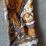 Guess by Marciano  100% Silk Dress S Paisley Drop-Waist Blouson Mini Boho Y2K Photo 13