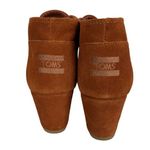 Toms  Kala Desert Lace Up Orange Suede‎ Wedge Heel Lace Up Ankle Booties Size 8 Photo 3