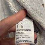 American Eagle WOMENS PLAID GINGHAM UTILITY JACKET SHACKET GRAY XL Photo 3