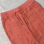 Athleta  Retreat Linen Pant Pink Lightweight Easy Care Secure Pockets Photo 1