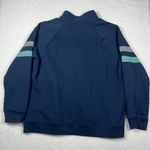 L.L.Bean 1912 Quarter Zip Sweatshirt Womens Size XL Blue Gray Turquoise Photo 7