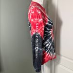 Simply Southern  Tie Dye Long Sleeve Graphic T-Shirt Size S Red, White & Blue Photo 8