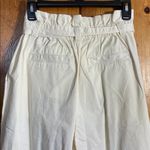 Everlane  Cream Trousers with Belt the paper bag organic cotton pants medium Photo 9