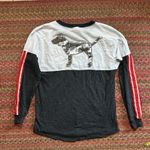 PINK - Victoria's Secret VICTORIAS SECRET PINK BLING STRIPE DOG SEQUIN RHINESTONE LONG SLEEVE Photo 4