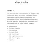 NEW Dolce Vita Tan Suede Linny H2O Boots Booties size 7 Photo 9