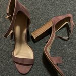 Charlotte Russe ⭐️ Dusty Pink Open Toe Ankle Strap Heels 7 Photo 2