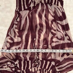 Ceres Beautiful sheer top or swimsuit cover w/ cute ties atâneck andâgathers. Purple Size M Photo 2