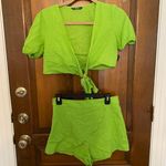 SheIn Neon Green Cover Up Photo 0
