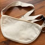 MEXICANA Cream Crossbody Fanny pack Bag with Colorful Embroidery White Photo 4