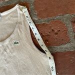 Lacoste  women's size XL 46 tan beige tank top sleeveless shirt Photo 6