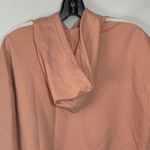 Adidas  Women's Pullover Hoodie Sweatshirt Cropped 100% Cotton Pink White Small Photo 9