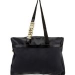 Moschino Large Black Nylon Tote Photo 0