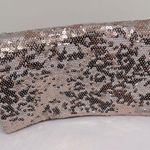 NWT Mossimo rose gold all sequin clutch bag purse glam new Pink Photo 0