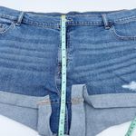 Old Navy NEW  Mid-Rise Boyfriend Jean Shorts Ripped Distressed Denim Size 20 Photo 8