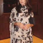 ZARA  dress voluminous maxi animal print kimono scarf layered casual boho Photo 5