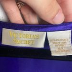 Victoria's Secret Vintage Victoria Secret M/L Nightgown Purple Pearl Button Down Sheer Sleeves Photo 6