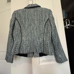White House | Black Market WHBM Tweed Moto Jacket Collared Zip Front River Teal Women’s Sz 14 NWT Photo 1