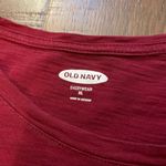 Old Navy burgundy t-shirt, size XL Photo 3