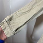 12th Tribe ‎ Tan Lightweight Denim Shirt Jacket western distressed Yellowstone Photo 3