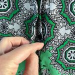 Alice + Olivia  Women's Willa Mandala Blouse Boho Romance Jade Print Size XL Photo 8