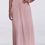David's Bridal David Bridal Long Bridesmaid Dress Lace Cap Sleeve Sz 8 Dusty Pink
STYLE F19505 Photo 0