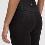 Lululemon Align High-Rise Pant 28"Leopard Daisy Emboss Black Size 4 NWT Photo 1
