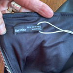 Bershka  faux leather corset top in black size medium brand new with tags Photo 7