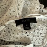 J.Crew  White Lace Puff Sleeve Blouse Cotton Short Sleeve Women's Size 4 Photo 5