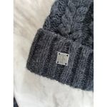 Smartwool  Grey Merino Wool Cableknit Chunky Pom Pom Beanie Photo 1