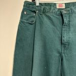 Vintage 80’s men’s IOU Sz: 40M High Waist Green Slight Taper Jeans. 5 pockets. Size undefined Photo 8