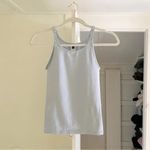 Theory Vintage Y2K Clasp Strap Tank Top One Size Light Blue Photo 5
