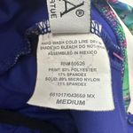 Becca One Shoulder Ruffle Paisley Print Swimsuit One Piece Bathing Suit Medium Photo 4