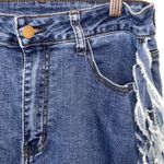 Womens‎ Fringe High Rise Denim Jeans Small Cowgirl Western Country Music Concert Blue Size 28 Photo 4
