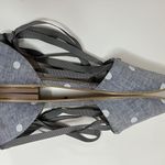 Boden USA Boden Florence Polka Dot Pointed Toe Ankle Strap Flats Gray EU 38/US 7 Photo 6