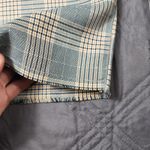 ASOS Womens Plaid Flat Front Wide Leg Pants Size 8 Grey Preppy Streetwear Gray Photo 7