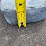 Vince Camuto  Blue Quilted Denim Crossbody Bag Silver Hardware Purse‎ Photo 4