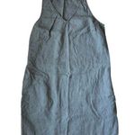 Michael Stars 100% Linen Shift Dress Army Green Size Small Tank Sleeveless Vneck Photo 0