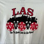 Tailgate Las Vegas White Long Sleeve T-shirt Tee 100% Cotton Large Photo 3
