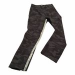 Gap  Gray Black Camo Stretch Pants Slim Fit Cotton Blend Size 4 Women’s Photo 2
