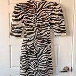 NEW THE ATTICO PAT ZEBRA PRINT MINI DRESS Size M Photo 7