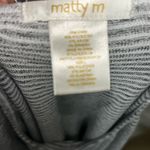 MATTY M Cute Rouched Light Cozy Sweatshirt Sz L Gray Size L Photo 6