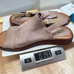 Miz Mooz Guava Lace-Embossed Leather Slingback Sandals Size 39 EU 9 US Photo 13