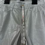 Old Navy NWT  High Rise OG Loose Silver Shine Petite Jean pant 12 Photo 6