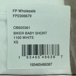 Free People Biker Baby Short White New XS Photo 2