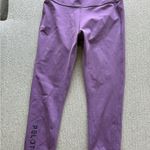 Peloton  Lavender Workout Cropped Leggings Photo 6