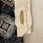 Farmer’s Market Floral Geo Top Womens Size‎ 3X Tie Front Split Neck Boho Multi Photo 5