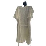 City Chic   Women's Ivory Wrap Dress Size 24 Summer Beach Bridal Photo 1