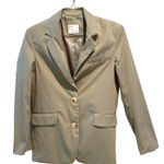 Bershka  Blazer Jacket Oversized Dad Sage Olive Green XS Minimalist Capsule Corp Photo 0