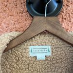 Love Riche Sherpa And Faux Suede Shacket Boxy Tan Size Large Photo 4