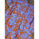 Haptics by Holly Harper Floral Ruffle Sleeve Dress Medium Orange Lavender Photo 8